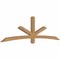 Ekena Millwork Alberta Smooth Timber Gable Bracket, Western Red Cedar, 96"W x 28"H x 3 1/2"D x 3 1/2"F, 7/12 Pitch GBW096X28X0404ALB00SWR - alternate 4